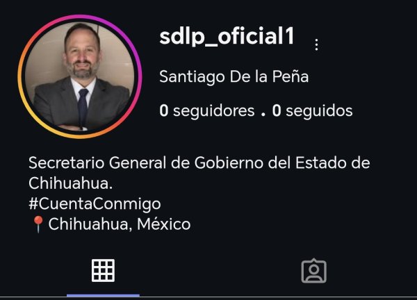 Crean redes sociales falsas de Santiago De la Peña