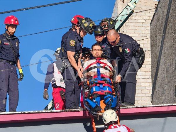 Hombre intenta escapar de centro de rehabilitación y termina con las dos piernas fracturadas