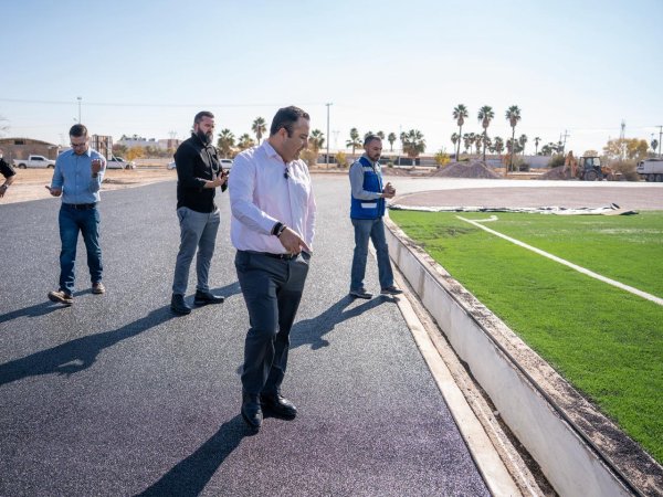 Fortalece Delicias el futuro deportivo de niñas, niños y jóvenes con nueva pista de atletismo