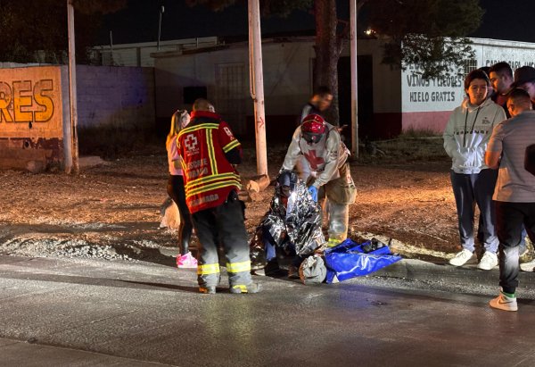 Pickup embiste a motociclista y se da a la fuga en la colonia Robinson