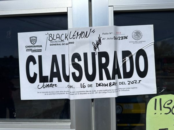 Realiza Gobernación Estatal 238 inspecciones y clausura 12 establecimientos durante la última semana