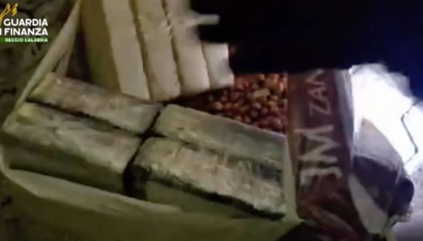 Decomisan en Italia más de 534 kilos de cocaína que llegaron desde Latam ocultos en bolsas de cacahuates