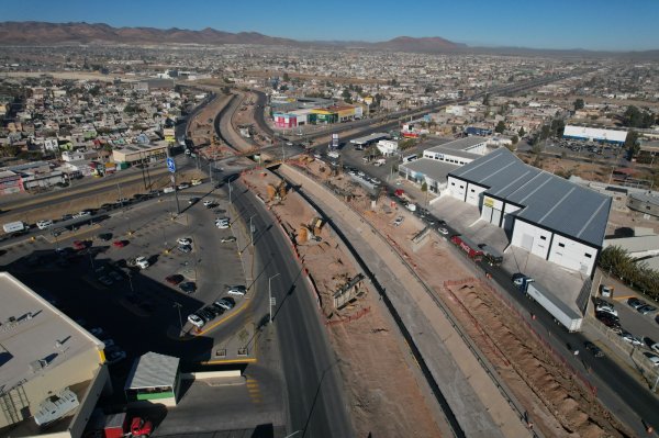 Alcanza Paso Superior vialidad Los Nogales y avenida de las Industrias un 14% de avance: Municipio