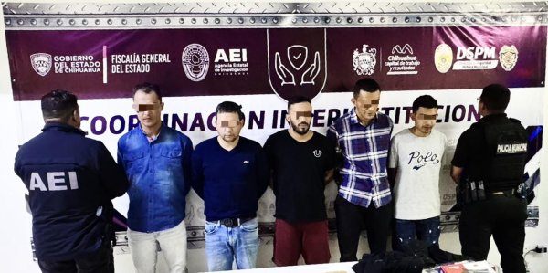 Detenidos y puestos a disposición de un Juez, cinco imputados por robo y secuestro exprés