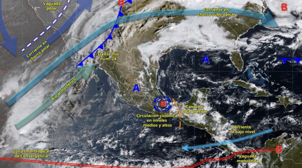 Clima en México este domingo 28 de diciembre: efectos del frente frío 24 y lluvias en varias regiones
