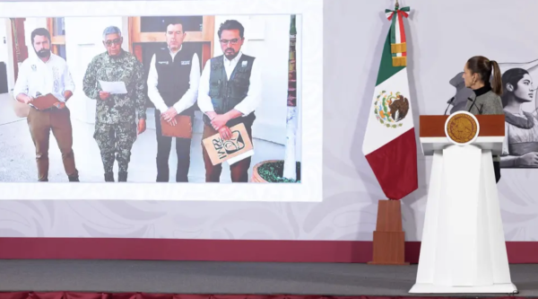 Sheinbaum visita en Oaxaca a los heridos del descarrilamiento del Tren Interocéanico