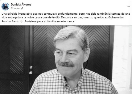 El ex gobernador Francisco Barrio, una vida de entrega y lucha: Daniela Álvarez