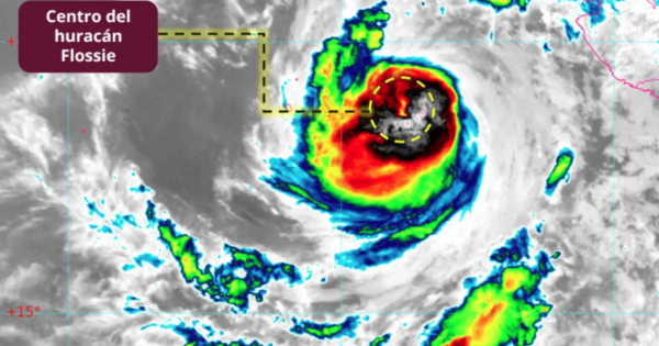 Huracán “Flossie”, ¿dónde se ubica y en qué estados ocasionará lluvias?