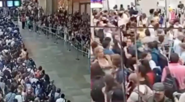 Se registra caos en el aeropuerto de Madrid por falla informática en zona de control de pasaportes