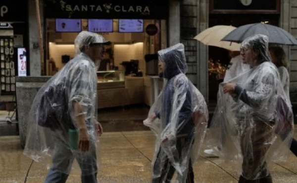 Lluvias puntuales muy fuertes el jueves en 14 entidades
