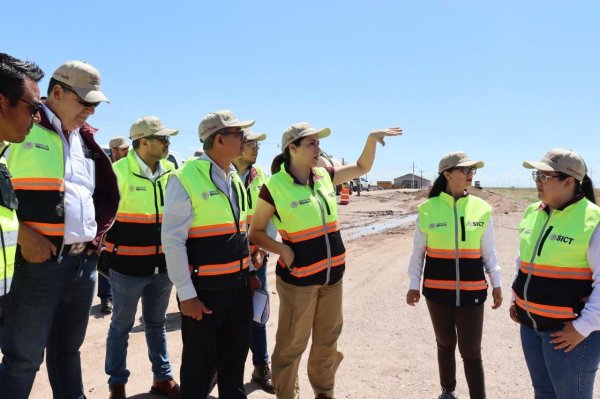 Supervisa subsecretario de infraestructura avances de la carretera Bavispe - Nuevo Casas Grandes