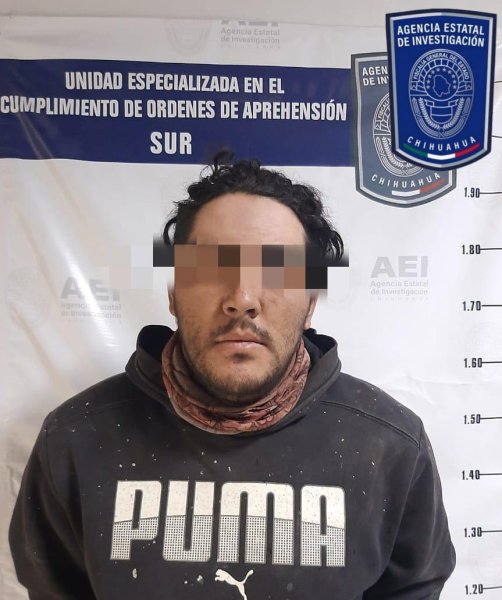 Captura AEI a presunto agresor sexual de una menor de edad en Parral