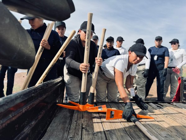 Despliega SSPE brigadas de cadetes para brindar apoyo ciudadano en la colonia Porvenir 3