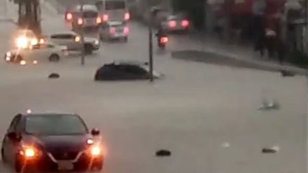 Lluvia en Puebla provoca inundaciones, caídas de bardas y árboles