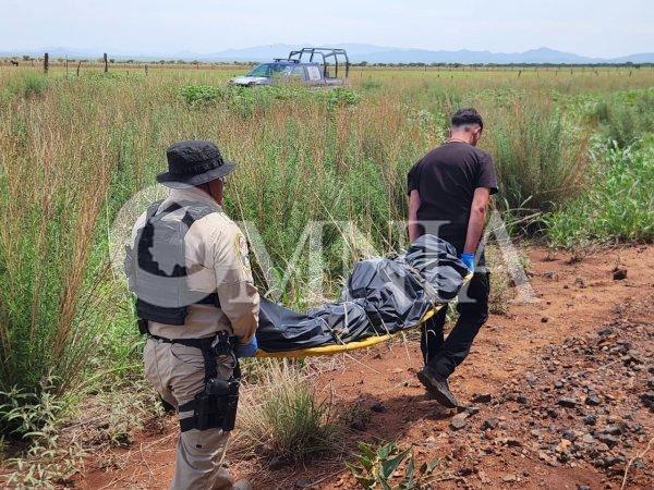 Tren arroya a masculino en el kilómetro 35 de la carretera Chihuahua - Cuauhtémoc