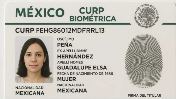 En espera del reglamento para implementación de la CURP biométrica: Santiago de la Peña
