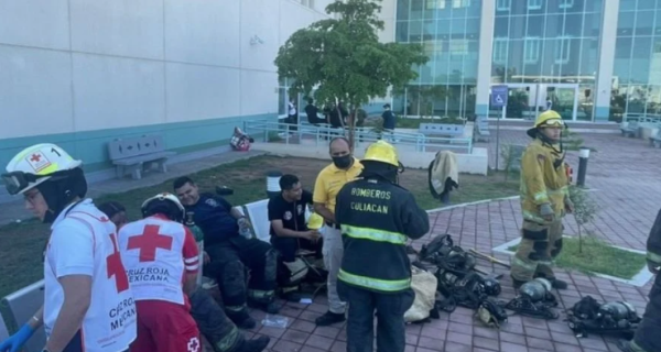 Se reporta incendio en el Hospital General de Culiacán; evacúan al personal y no hay heridos