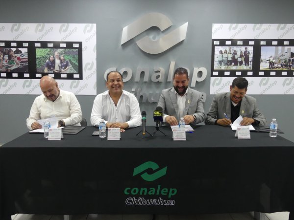 Conalep y CMIC firman convenio de colaboración en beneficio de la formación técnica y laboral de los estudiantes