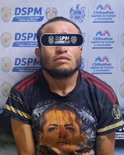 Policía Municipal detiene a hombre acusado de portar arma de fuego en la colonia Aeropuerto