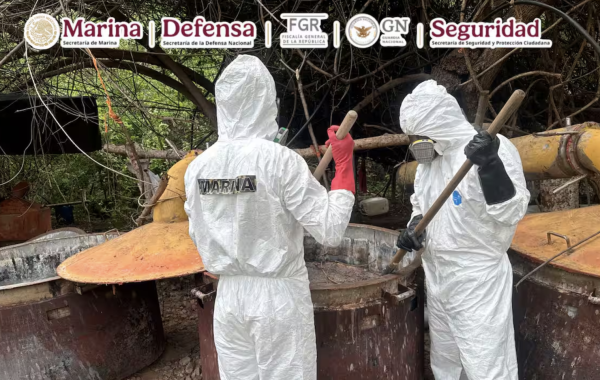 ¡Nuevo golpe al narco! Desmantelan laboratorio clandestino en Sinaloa