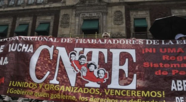 CNTE anuncia “receso” de protestas por vacaciones; entregan carta a Sheinbaum