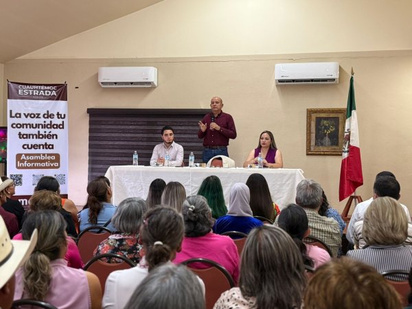 El pueblo habla y Morena escucha: Cuauhtémoc Estrada reúne propuestas en Madera