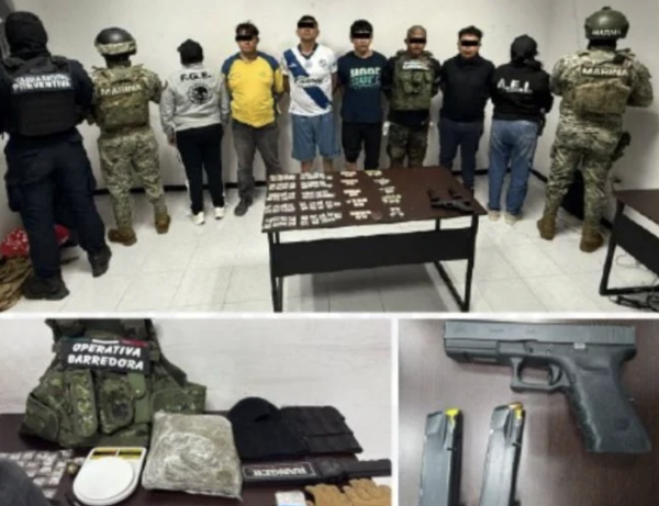 Detienen en Puebla a cinco presuntos integrantes de 