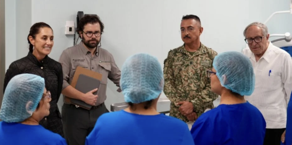 Sheinbaum pospone inauguración de un hospital en Oaxaca y asegura que el abasto de medicamentos se resolverá “poco a poco” entre julio y agosto