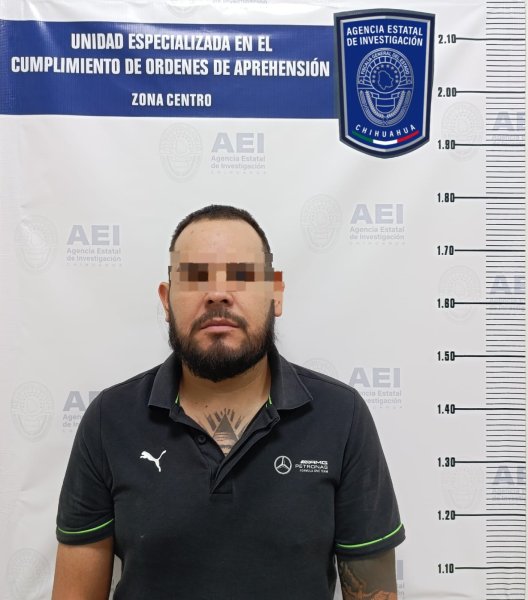 Detiene AEI a masculino por violencia familiar en Los Portales