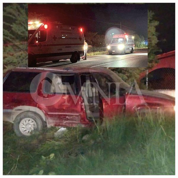 Trágico accidente en la carretera Delicias–Chihuahua deja una menor sin vida y varios lesionados
