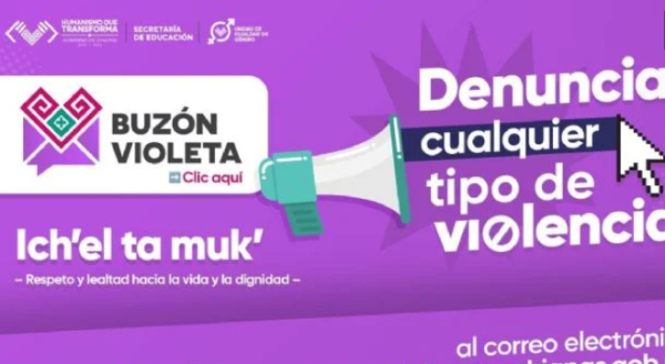 Autoridades de Chiapas colocarán “buzones violeta” en escuelas como herramienta contra el acoso