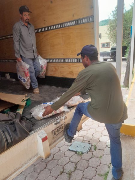 Municipio de Moris recibe apoyos alimenticios para sus comunidades
