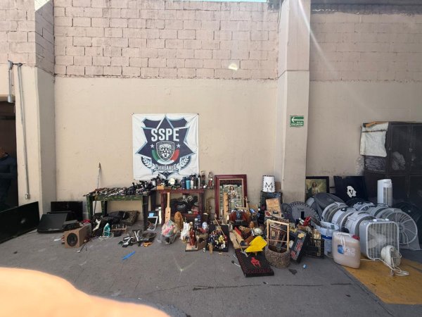 Despliega Sistema Penitenciario de la SSPE operativo de revisión al interior del CERESO No.1
