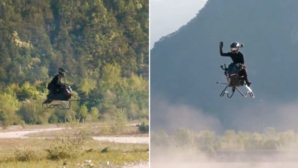 De ciencia ficción a realidad: así es la primera moto voladora del mundo (video)