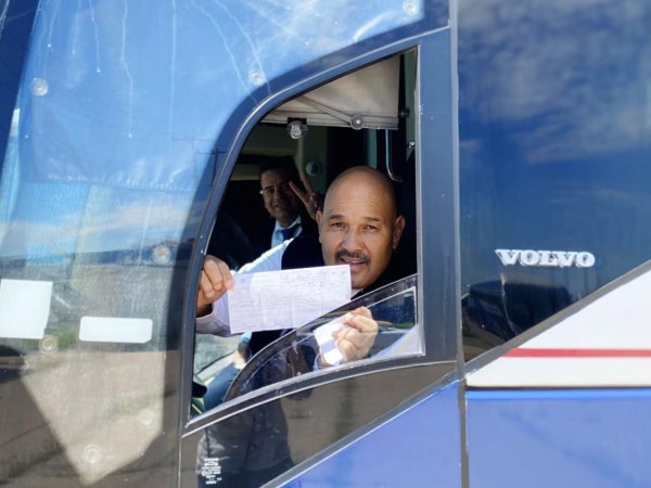 Realizan SICT y Guardia Nacional operativo 30 Delta en la Central Camionera