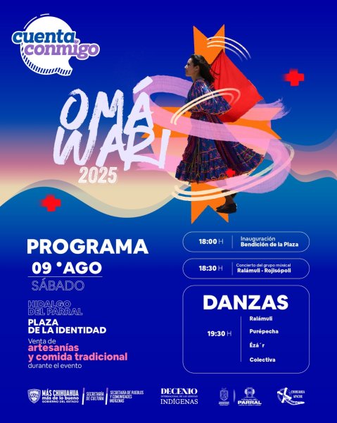 Llega Festival Omáwari a Parral como punto de encuentro para los pueblos originarios de Chihuahua