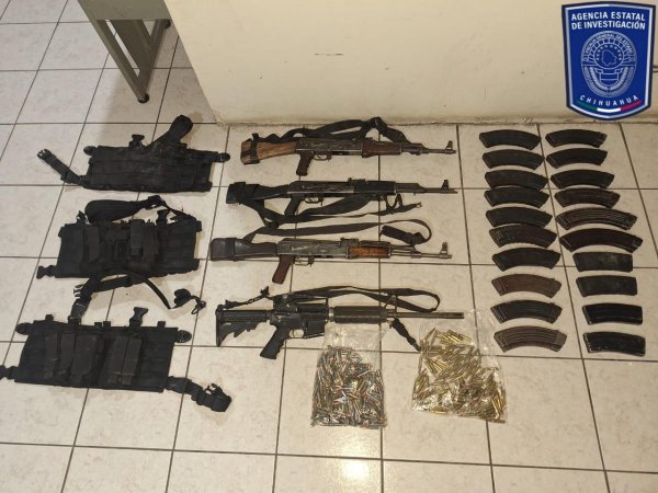 Abate célula BOII a dos hombres armados y detienen a otros dos en Guadalupe y Calvo