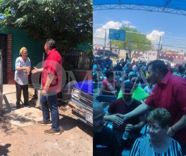 Cruz Pérez Cuéllar encabeza afiliación a Morena, “casa por casa” y mitin público en Chihuahua, capital