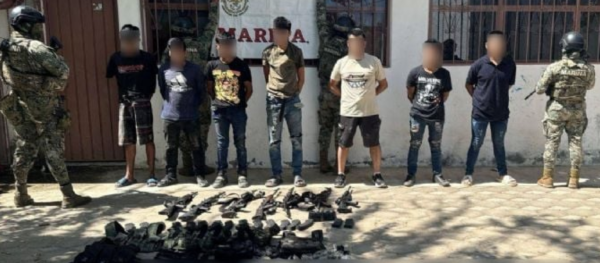 Capturan a siete integrantes de La Familia Michoacana en Coyuca de Benítez