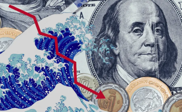Dólar revuelca entre olas al peso mexicano; tipo de cambio 30 de julio