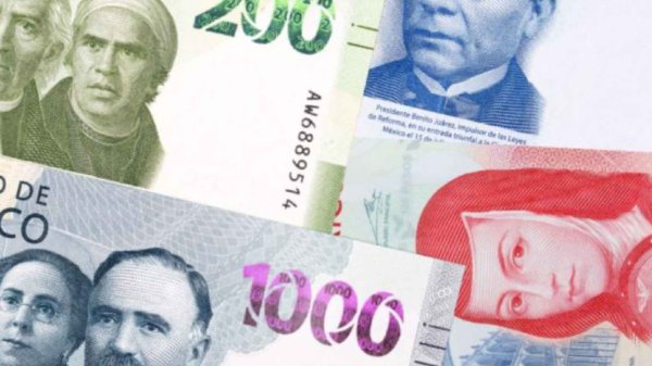Peso mexicano retrocede por fortalecimiento del dólar; cierra en 18.85 unidades