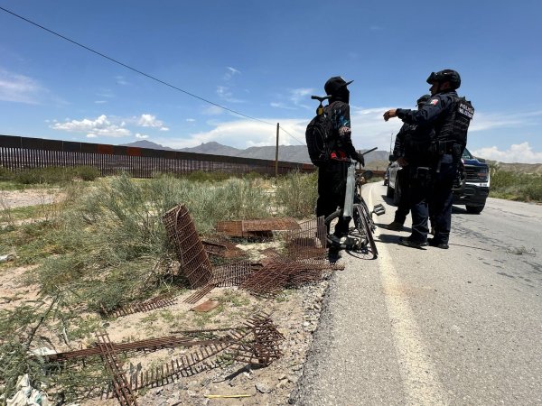 Localiza SSPE a persona que transportaba parches del muro fronterizo durante operativo espejo con CBP