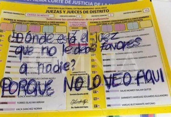 Galería: En separación de boletas en casillas, circulan en redes marcadas con insultos