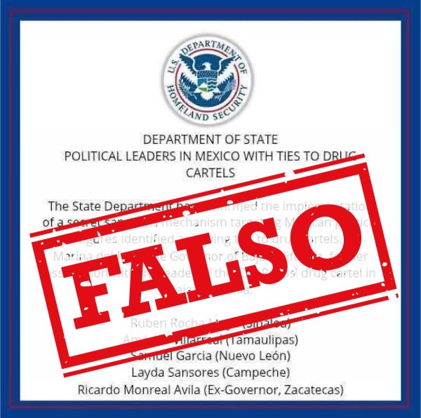 Embajada de EU desmiente lista de políticos con visas canceladas