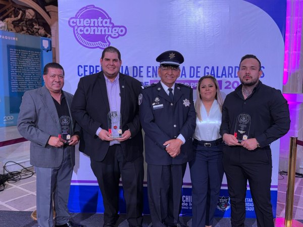 Encabeza SSPE entrega de galardones a 50 empresas de seguridad privada de Chihuahua