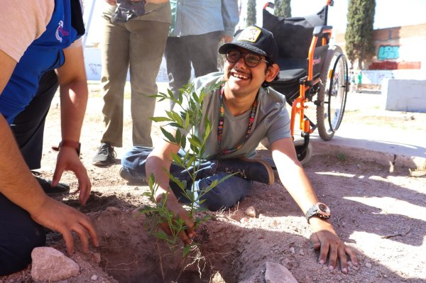 Escuela de Artes y Oficios organiza jornada de reforestación en áreas públicas