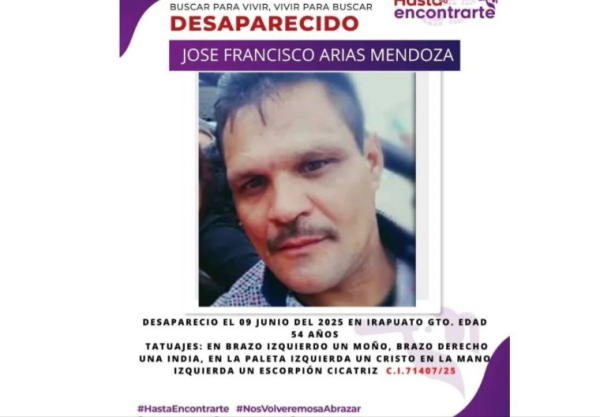 Integrante de colectivo de búsqueda es privado de su libertad en Irapuato; asesinan a su hijo