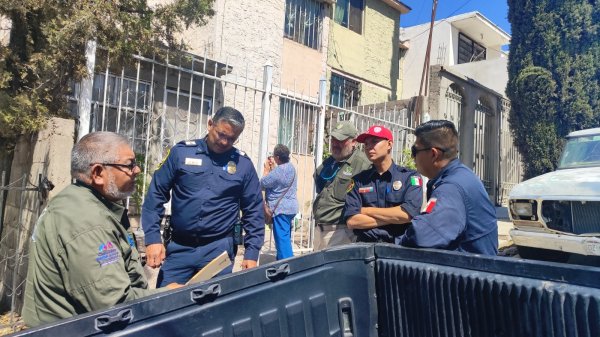 Realizan Bomberos y Guardianes Ecológicos del Municipio recorridos para detectar viviendas riesgosas