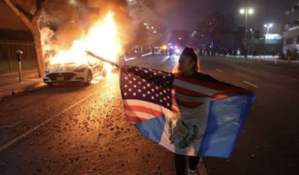 Alcaldesa de Los Ángeles impone toque de queda en el centro de la ciudad