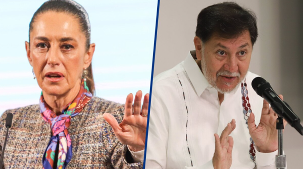 Sheinbaum da ‘cocotazo’ a Noroña por pleito con senador de EU: ‘No ayuda la confrontación’